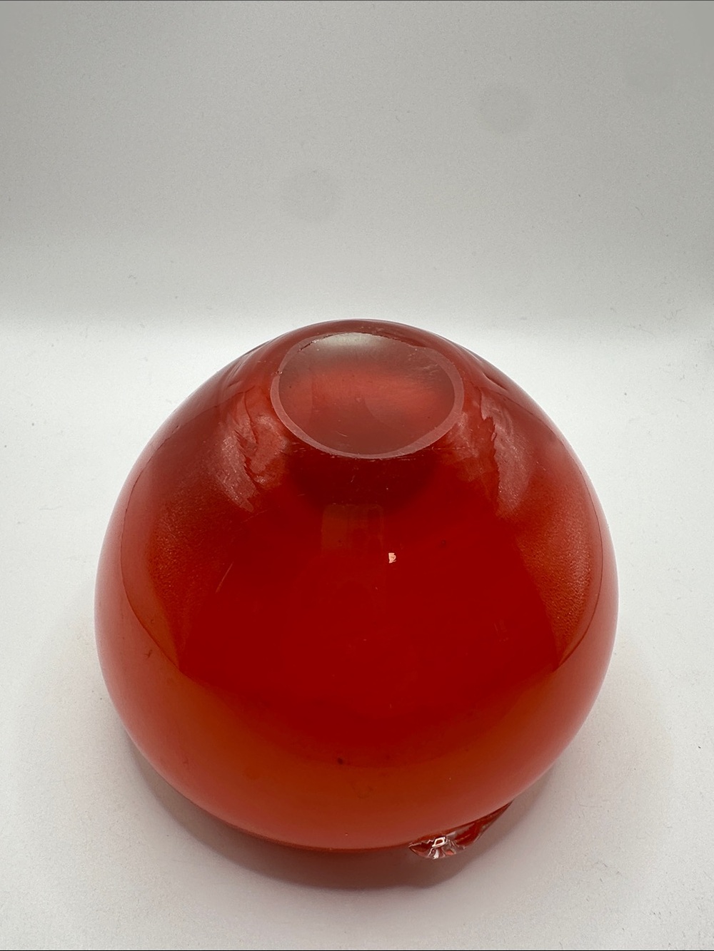 Red Glass Pig Bowl - Decorative Home Accent - Picture 8 of 8